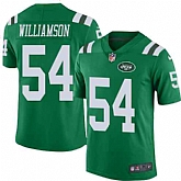 Nike Men & Women & Youth Jets 54 Avery Williamson Green Color Rush Limited Jersey,baseball caps,new era cap wholesale,wholesale hats